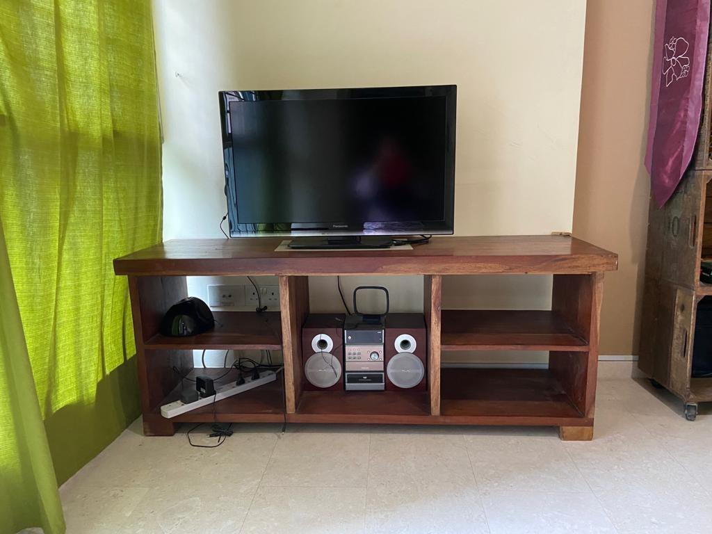 Mango wood TV console, Furniture & Home Living, Furniture, TV Consoles