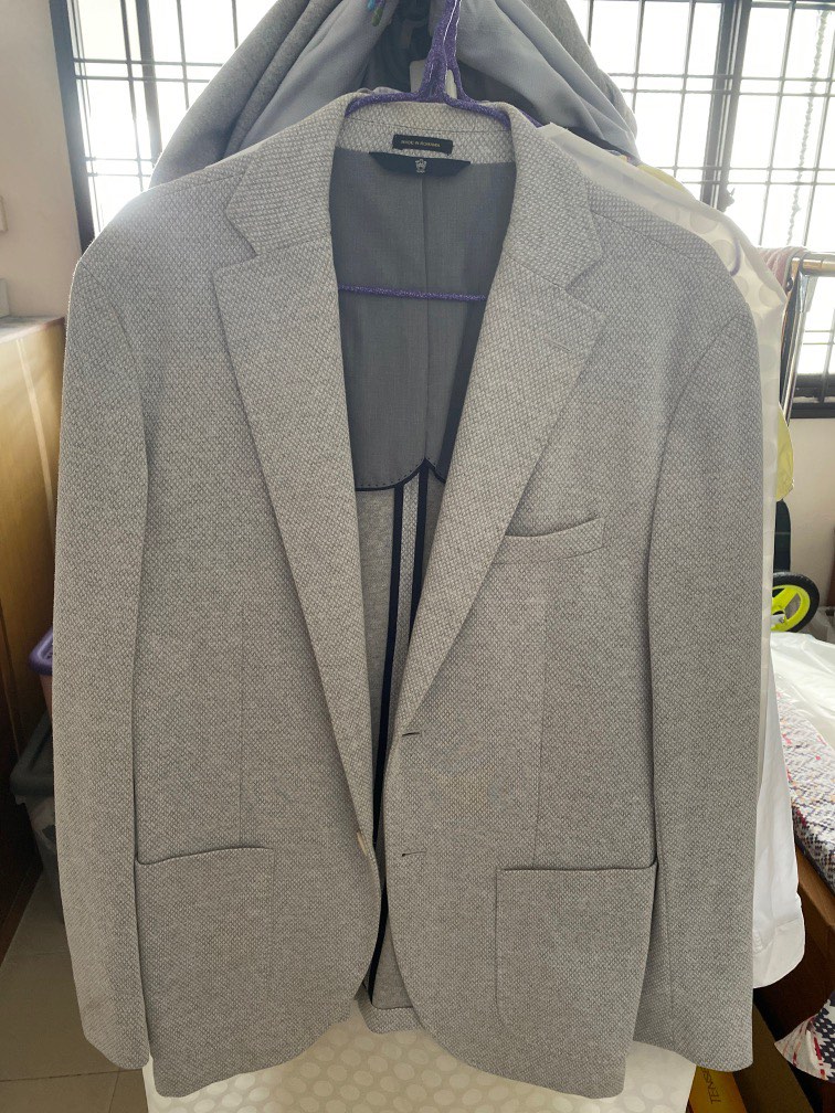 Massimo dutti clearance grey blazer