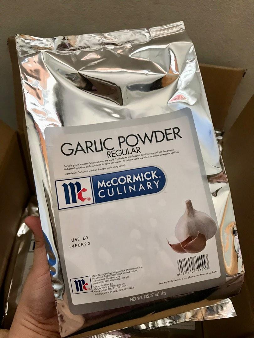 McCormick Garlic Powder Regular 1kg, Food & Drinks, Spice & Seasoning