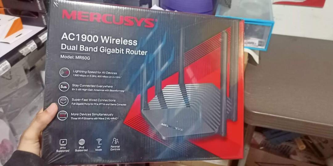 Mercusys MR50G AC1900 Wireless WiFi Dual Band Gigabit Router, Computers ...