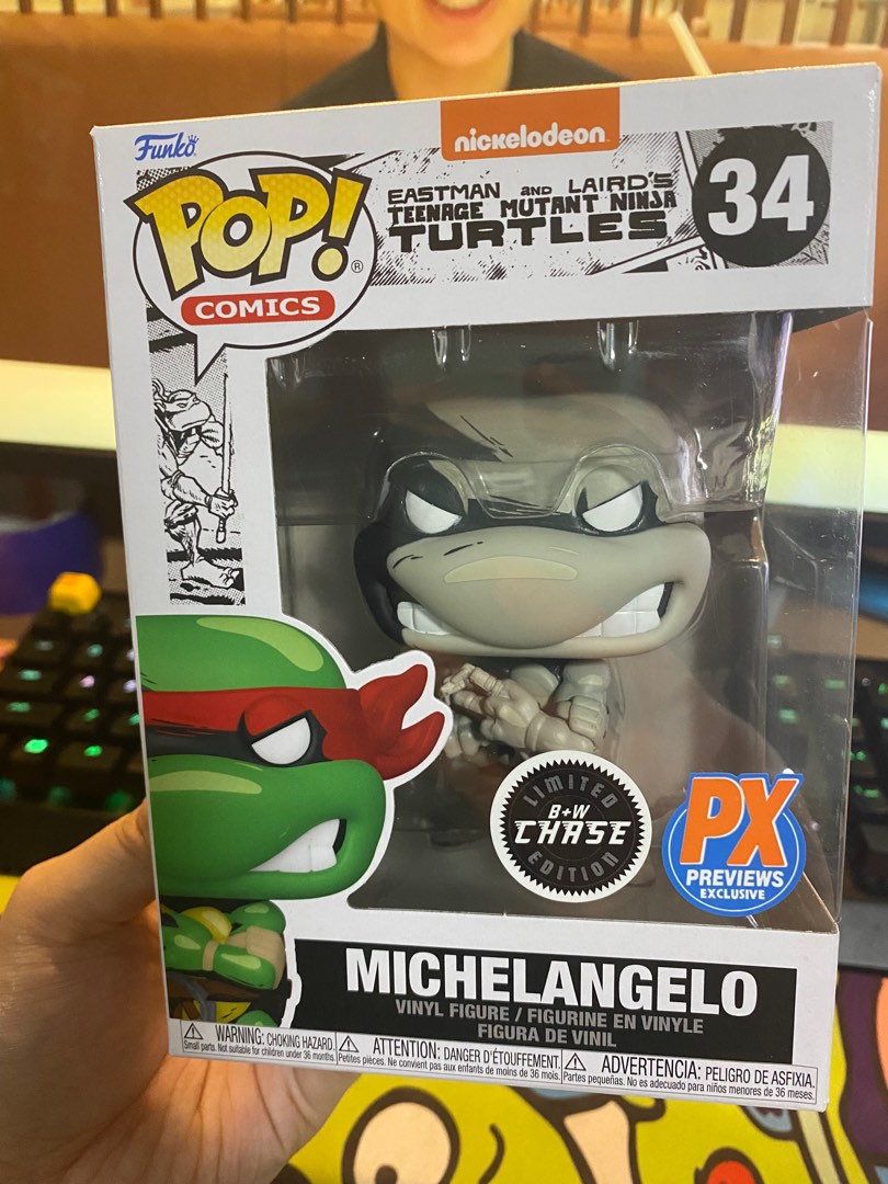 Teenage Mutant Ninja Turtles POP! Vinyl Figures Michelangelo PX Exclusive 9  cm Assortment (3)