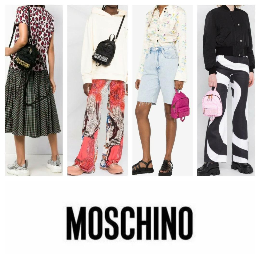 Moschino mini quilted backpack hot sale