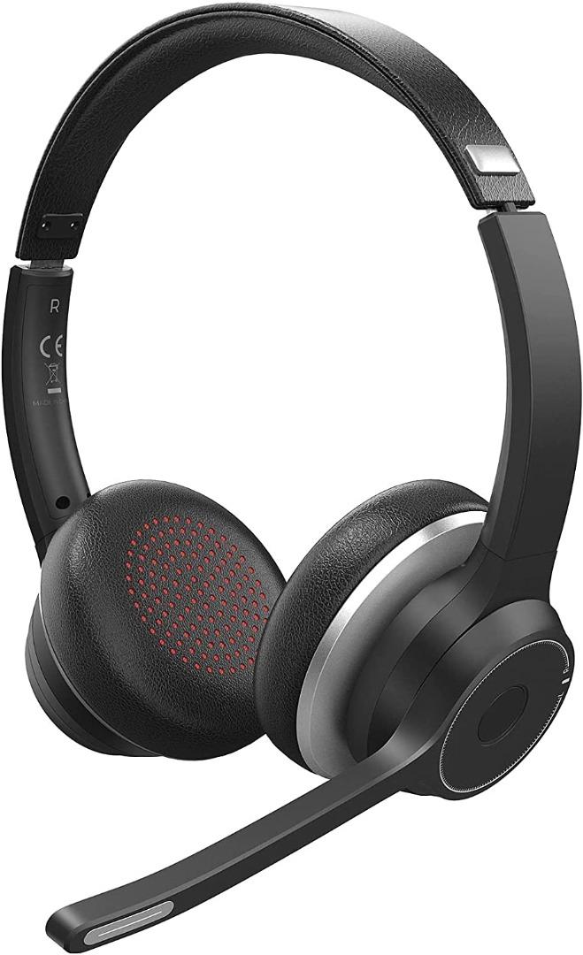 Mpow HC5 Bluetooth Headset with Microphone Audio Headphones Headsets on Carousell