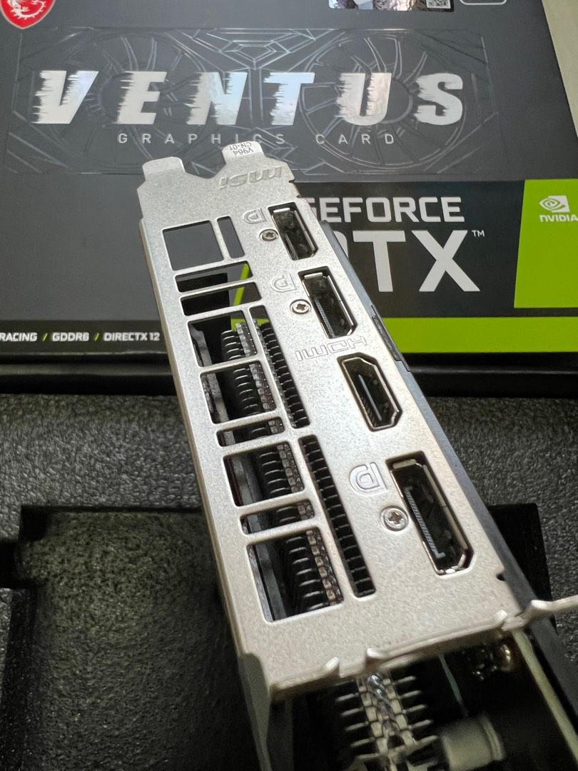 99% new MSI GeForce RTX 2060 VENTUS 12G OC 行貨有單有盒有保, 電腦