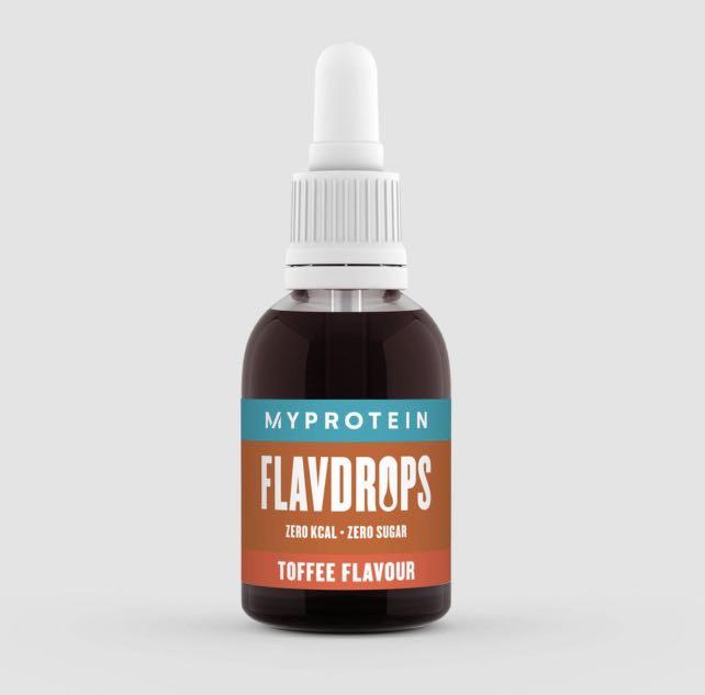MyProtein flavour drops (toffee), Health & Nutrition, Health