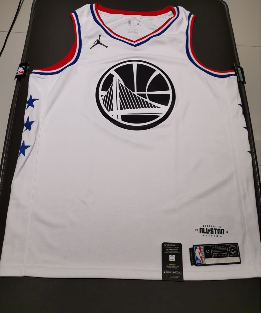 2023 NBA All Star Blue 30#CURRY Hot Pressed Jersey