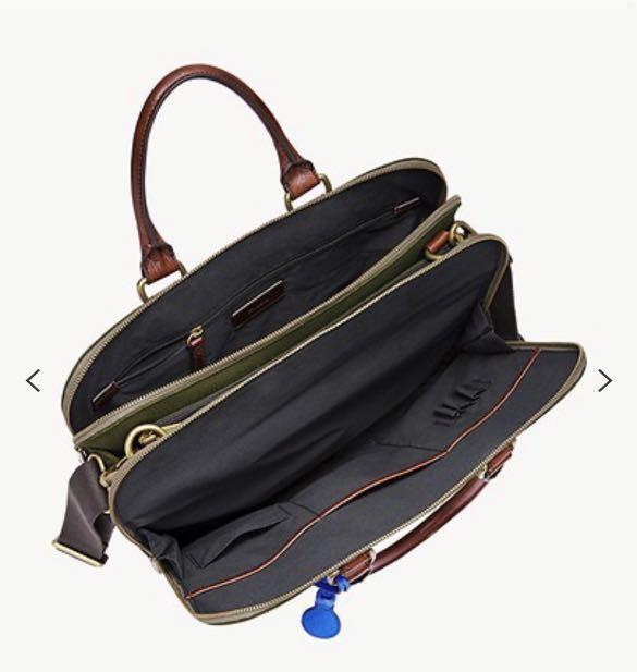 [NEW] Fossil Briefcase / Shoulder Bag, Luxury, Bags & Wallets on Carousell