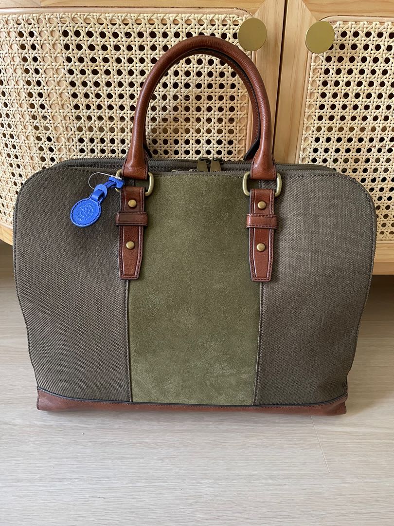 [NEW] Fossil Briefcase / Shoulder Bag, Luxury, Bags & Wallets on Carousell