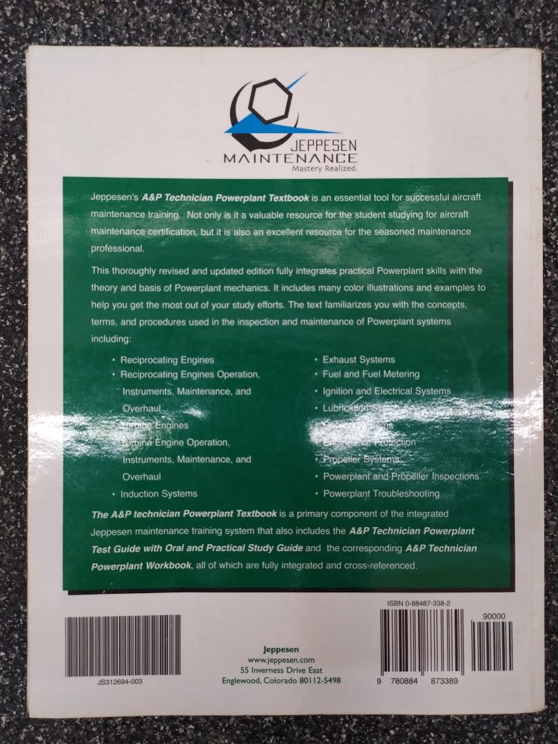NEW JEPPESEN A&P Technician Powerplant Textbook, Hobbies & Toys, Books