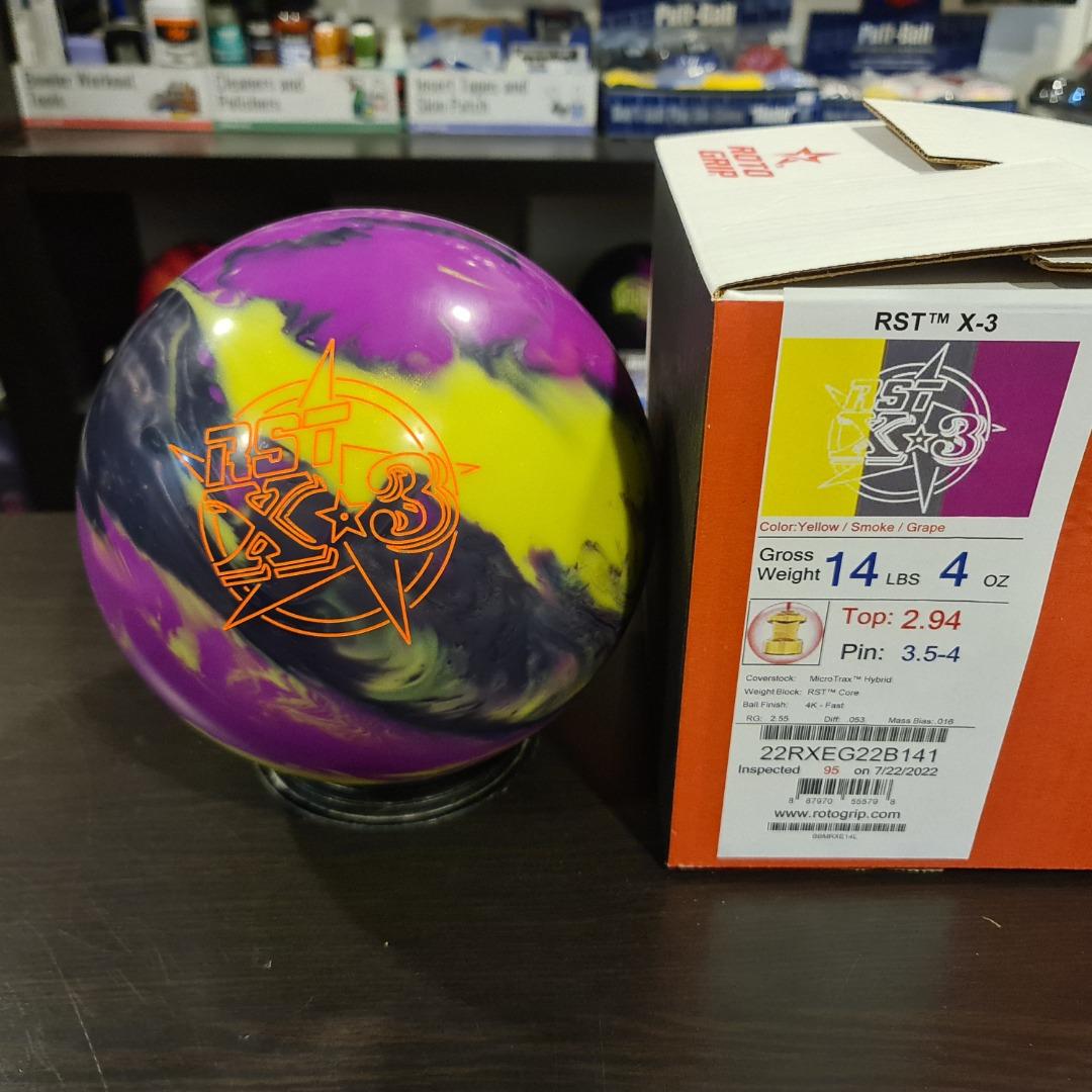 ROTOGRIP RST-X3 15ポンド Roto Grip RST X-3 Bowling Ball + FREE SHIPPING at