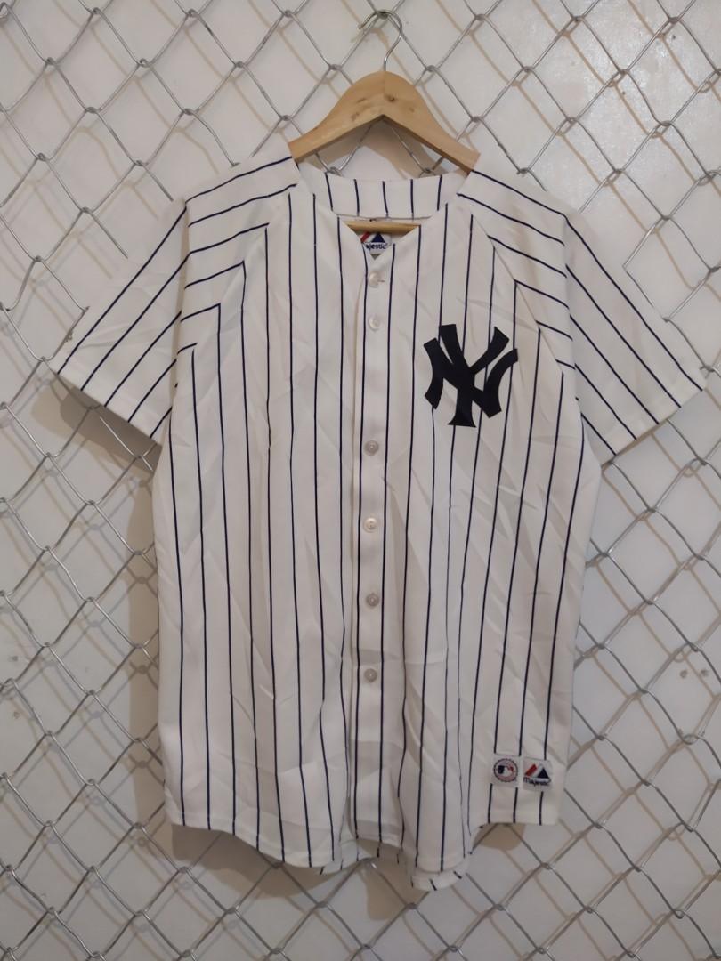 Vintage Majestic MLB New York Yankees Pinstripe Athletic Jersey - Shop  goodviewvintageshop Men's T-Shirts & Tops - Pinkoi