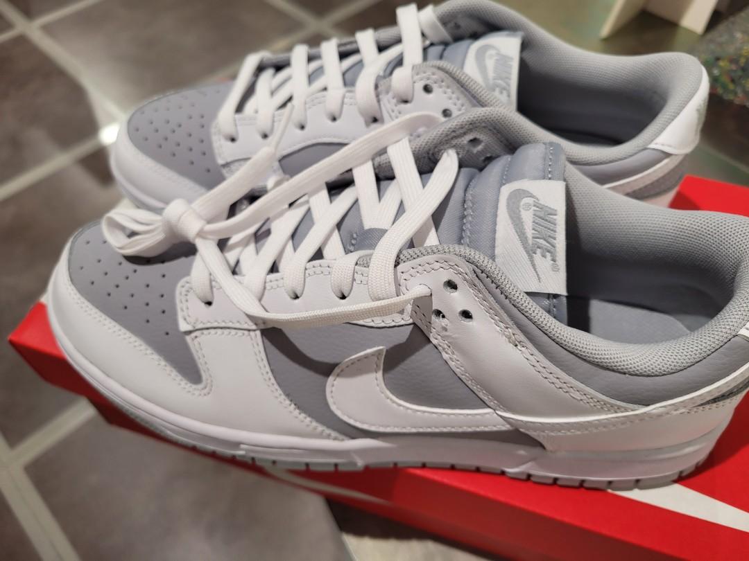 Nike Dunk Low Retro波鞋(grey/white灰白色)，US 8.5/ UK 7.5 / EUR 42