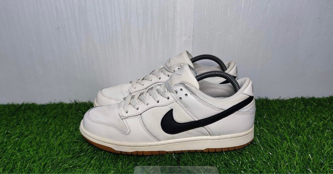 dunk low canvas white