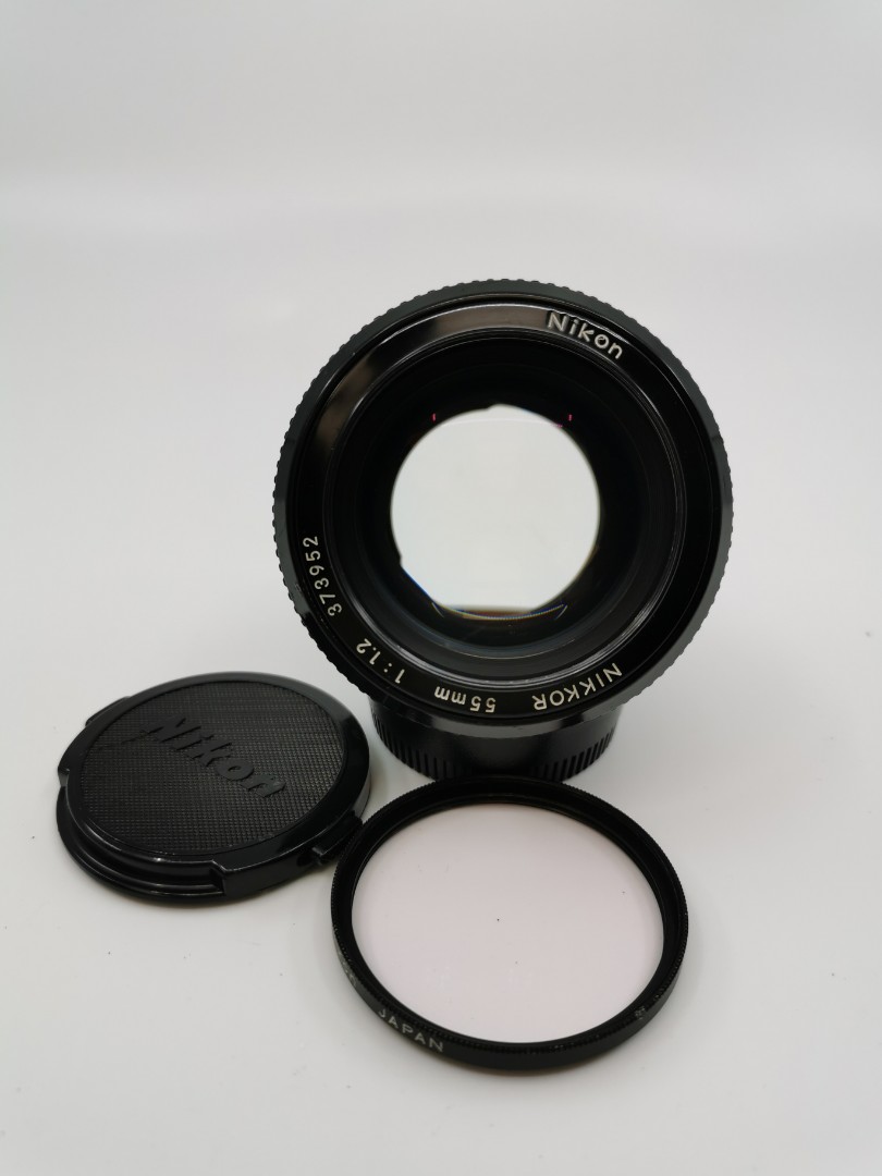 NIKON Nikkor 55mm f1.2 原廠改AI 大光圈標準鏡, 攝影器材, 鏡頭及