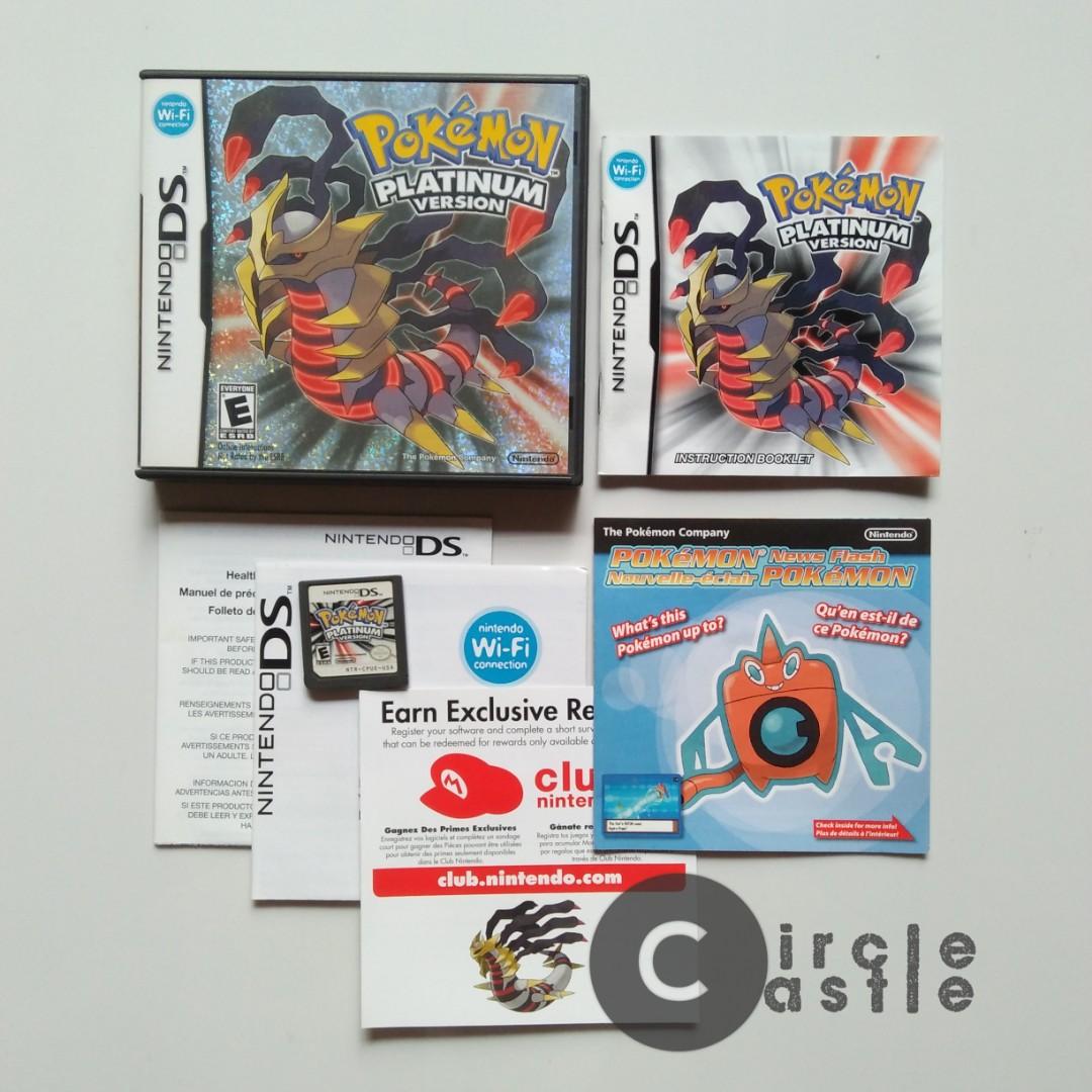 Nintendo DS: Pokemon Platinum, Video Gaming, Video Games, Nintendo on  Carousell