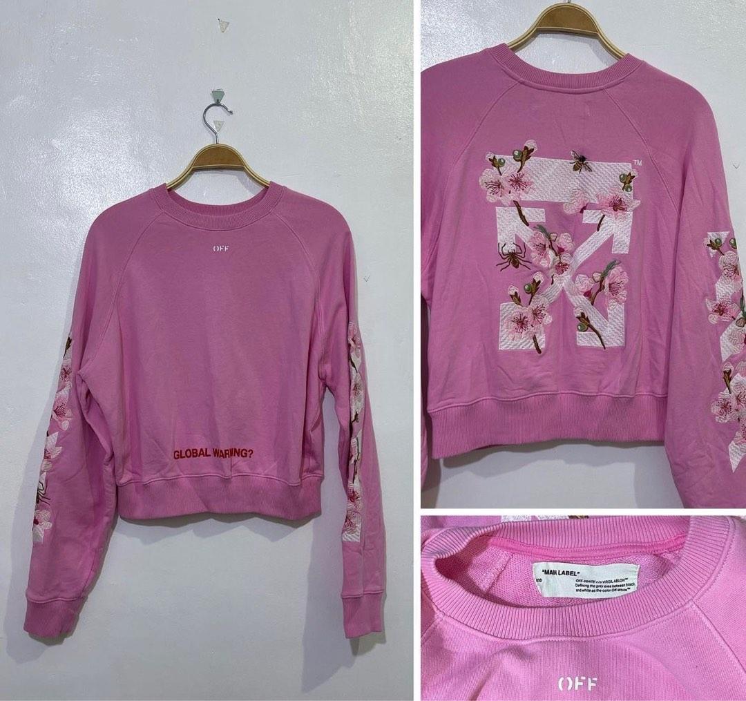 Off white pink best sale cherry blossom