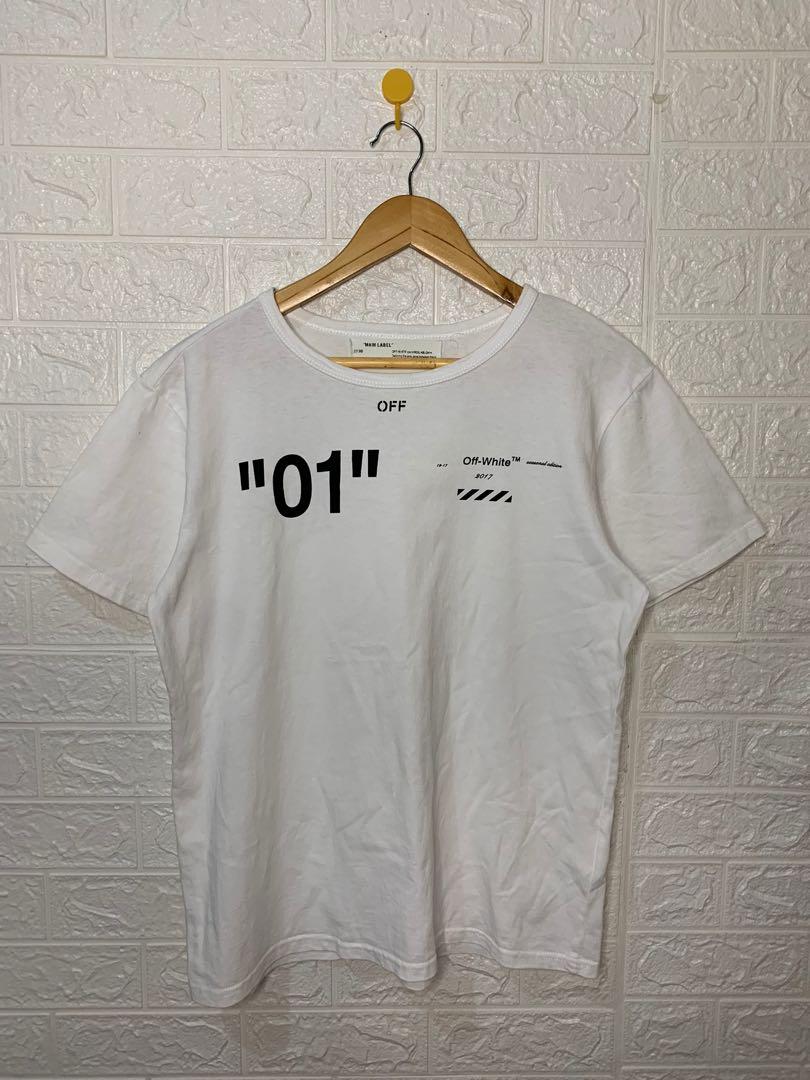 Off white tee shirt tag hot sale