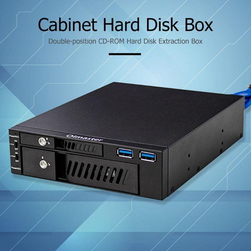Olmaster MR 6203 2.5 3.5 Inch Internal HDD SSD Case Box Dual USB Optical Drive Computers Tech Parts Accessories Networking on Carousell