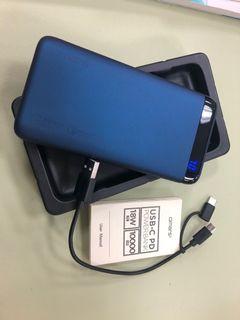 【Omars】輕量快充行動電源 USB Type-C(PD)+QC 3.0   👉全新行動電源