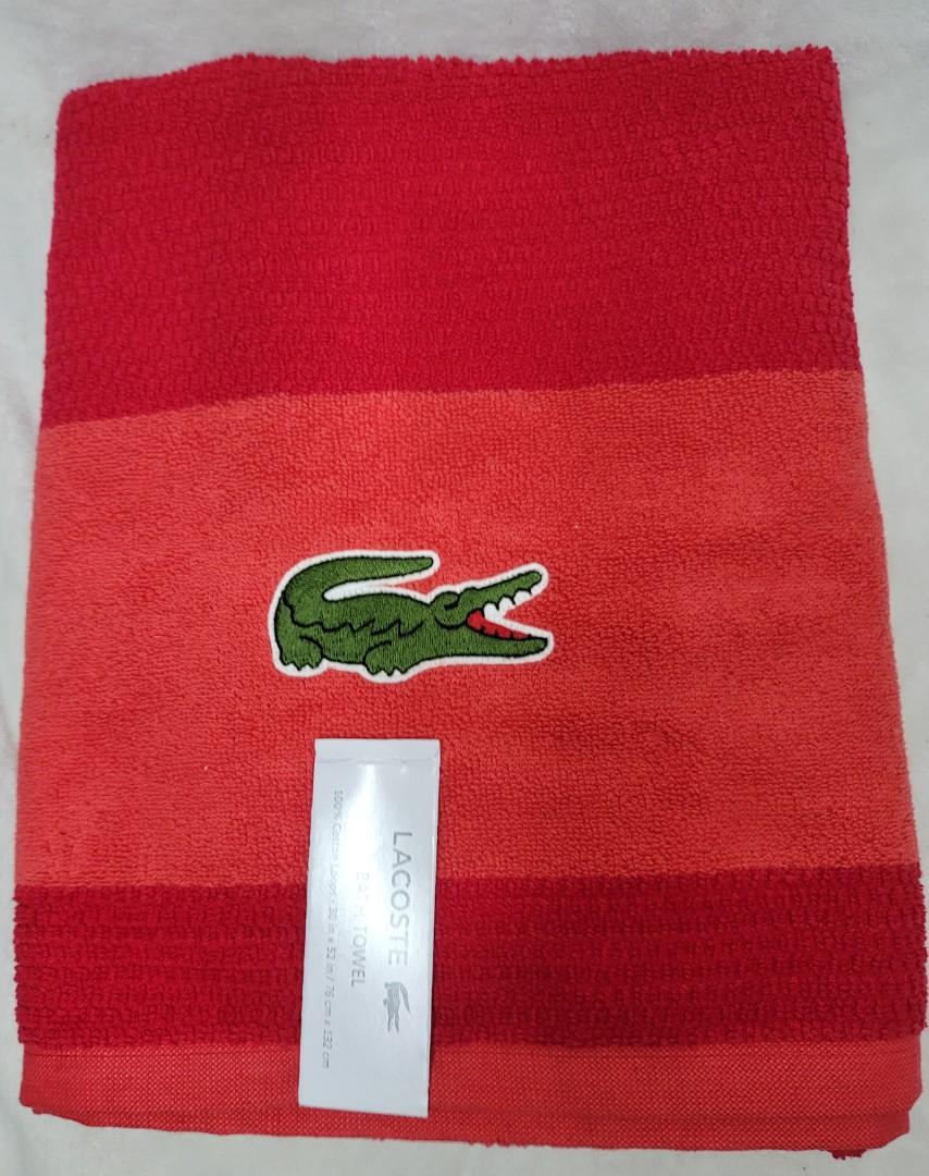 Lacoste best sale bath towels