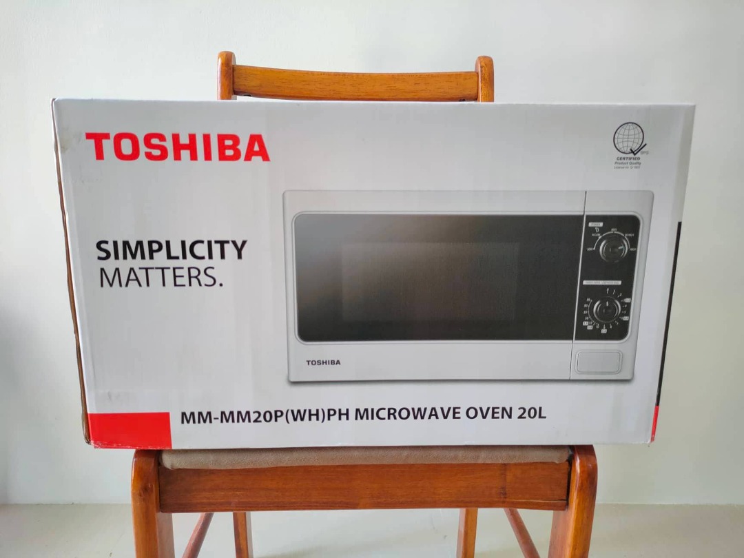 ORIGINAL Toshiba Manual Microwave Oven 20L with Cooking End Signal and