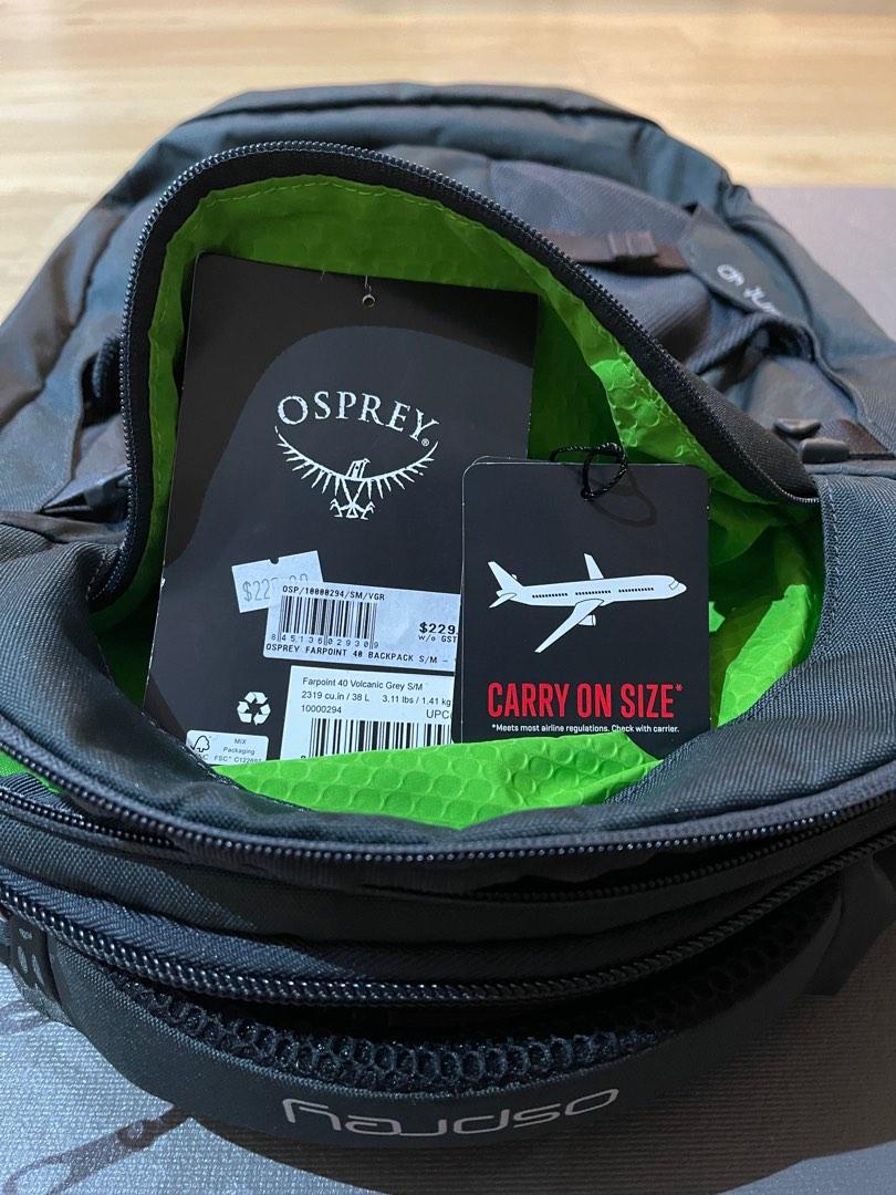 Osprey store farpoint 38