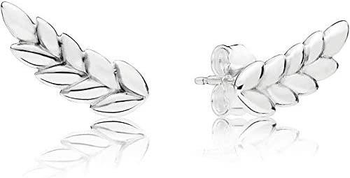 Curved grains stud earrings sale