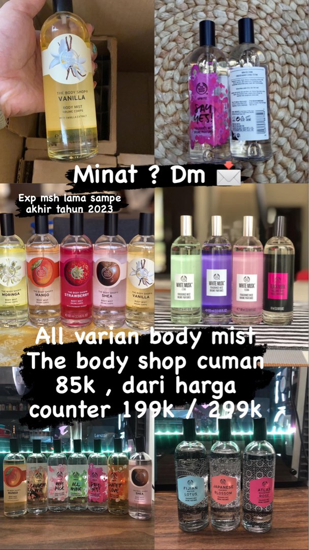 Harga parfum body shop original on sale
