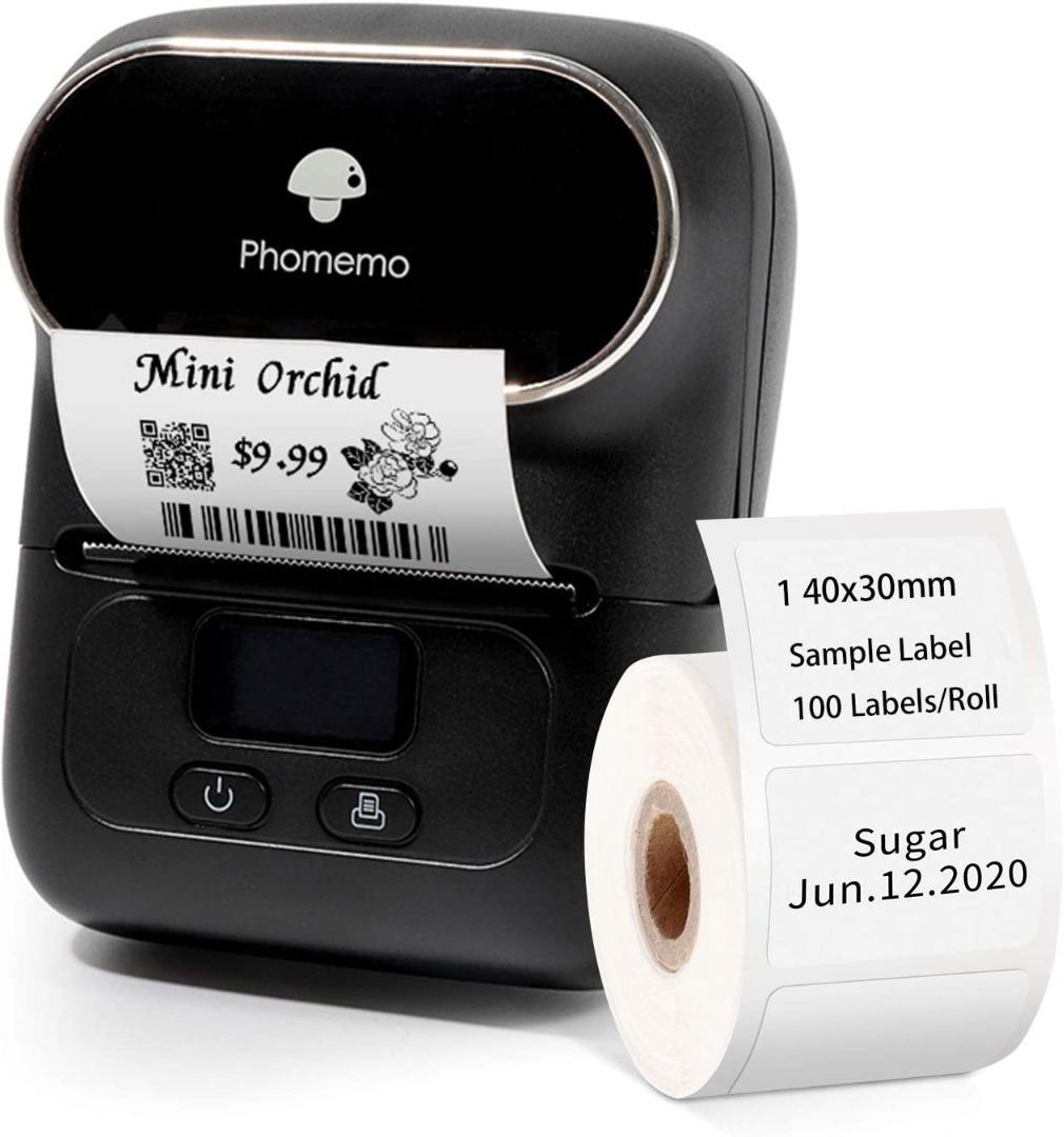 Phomemo-M110 Label Maker - Portable Bluetooth Thermal Label ...