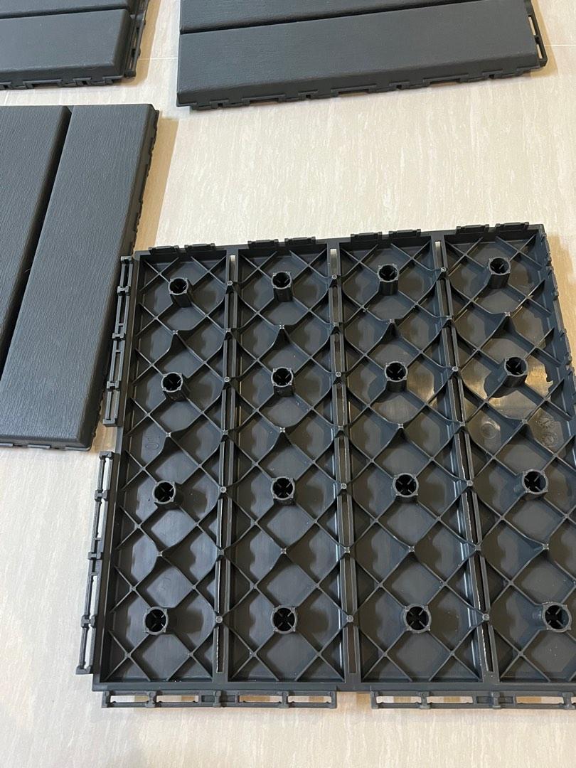 Plastic interlocking tiles, Furniture & Home Living, Outdoor Furniture
