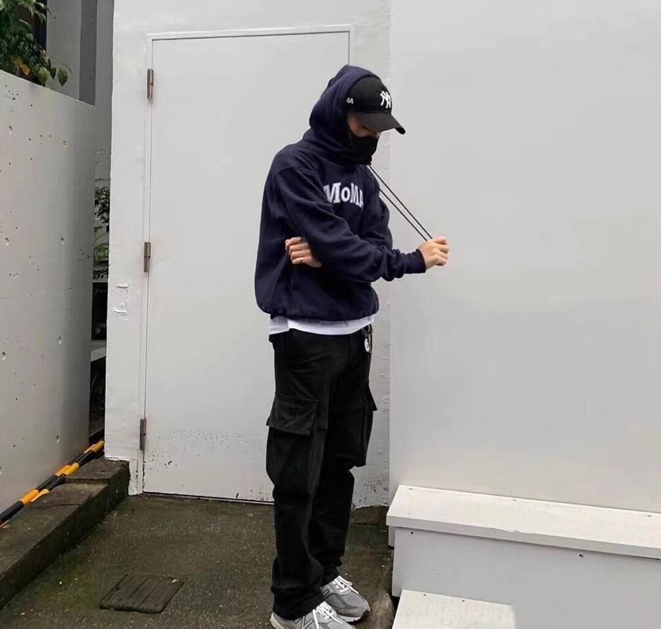 Moma hoodie navy sale