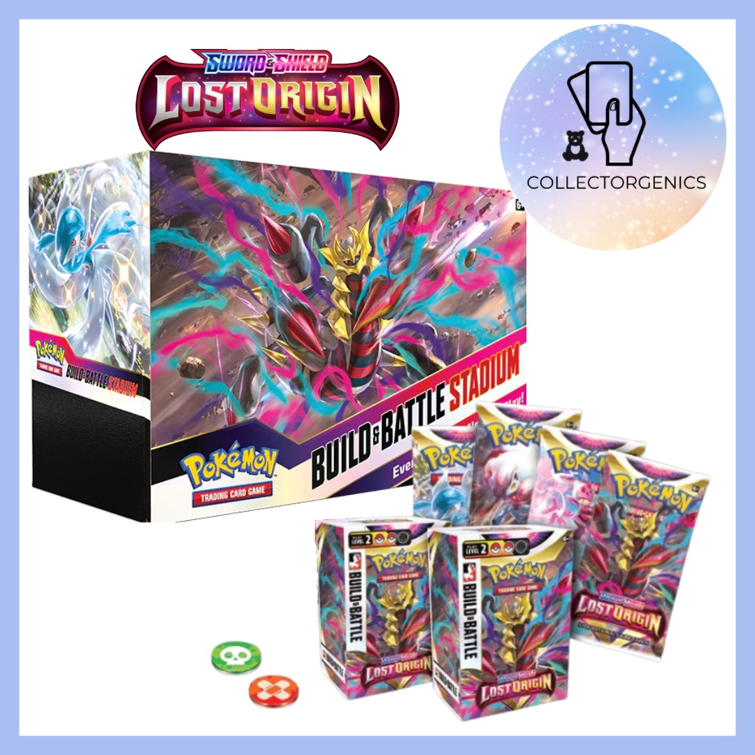 Pokemon TCG SS11 Lost Origin Build and Battle Stadium Ready Stocks