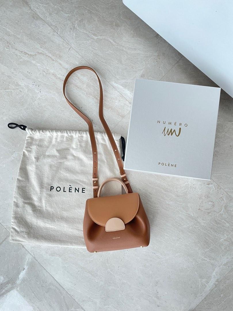 Polène Numéro Un Signature Handbag NUMBER ONE - TRIO CAMEL