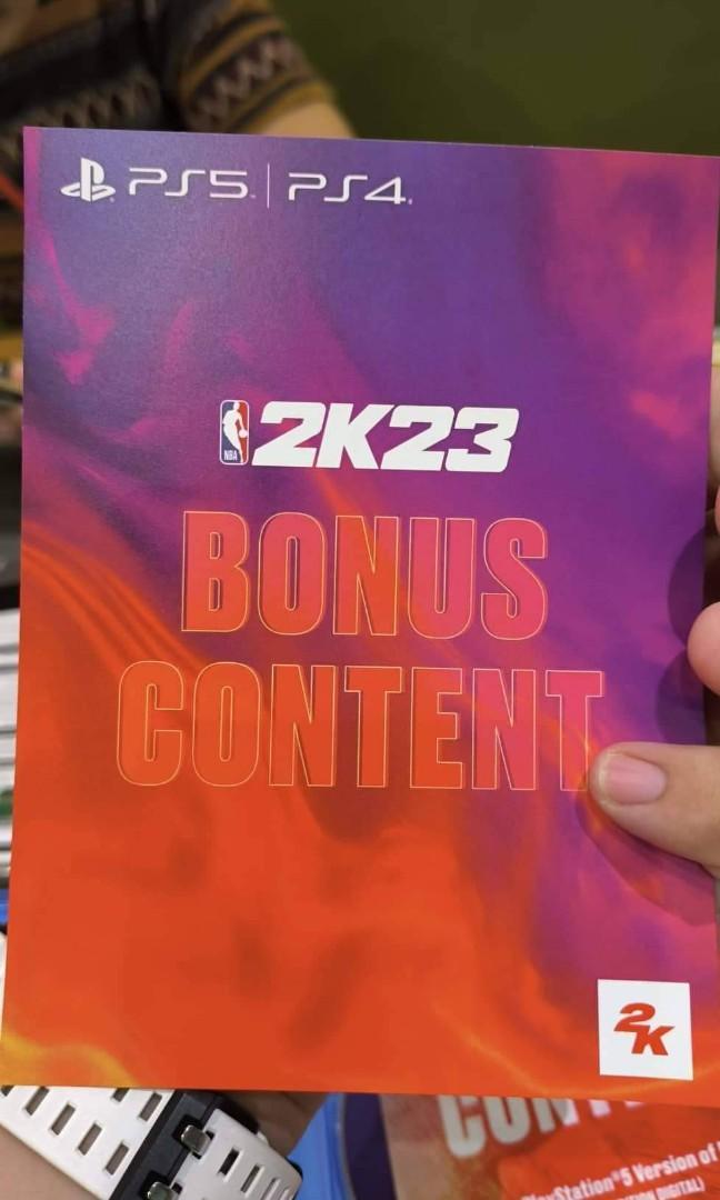 PS4 NBA 2K23 Mj edition with ps4 bonus content, Video Gaming, Video