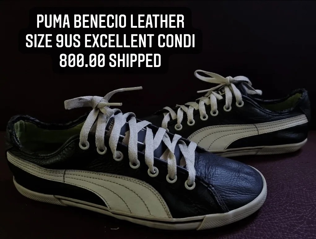 PUMA BENECIO LEATHER, Men's Footwear, Sneakers Carousell