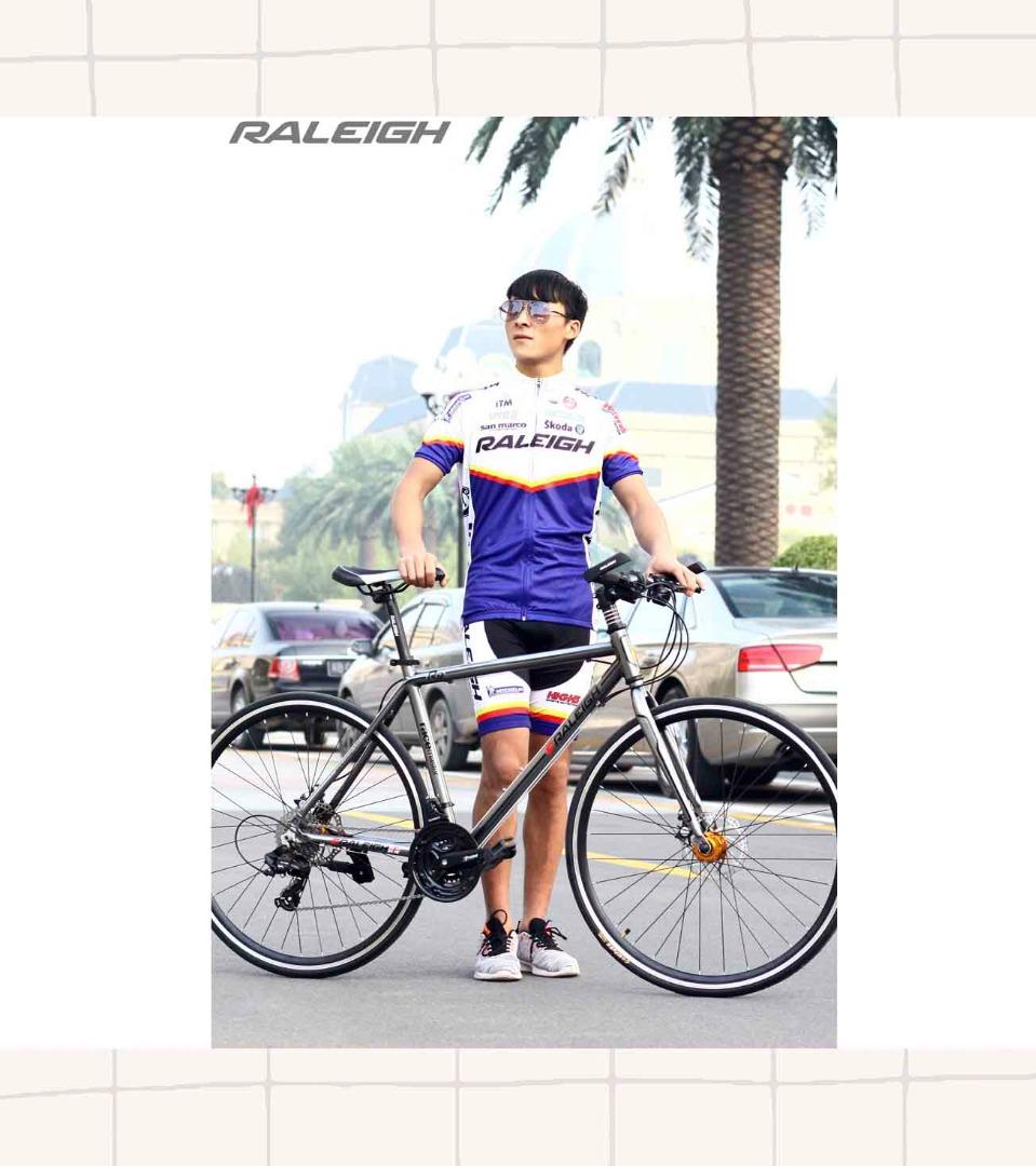 Raleigh R9 : 26 Inch 24 Speed Bike Road Bicycle Hybrid Bike Straight ...