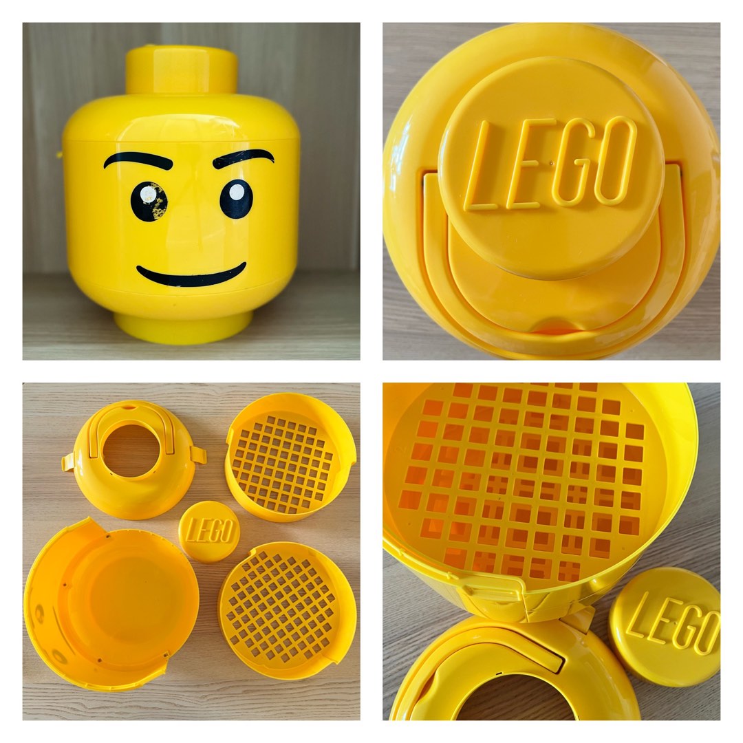 Rare & Discontinued Lego Sort And Store Storage Head, 興趣及遊戲, 收藏品及紀念品, 古董收藏-  Carousell