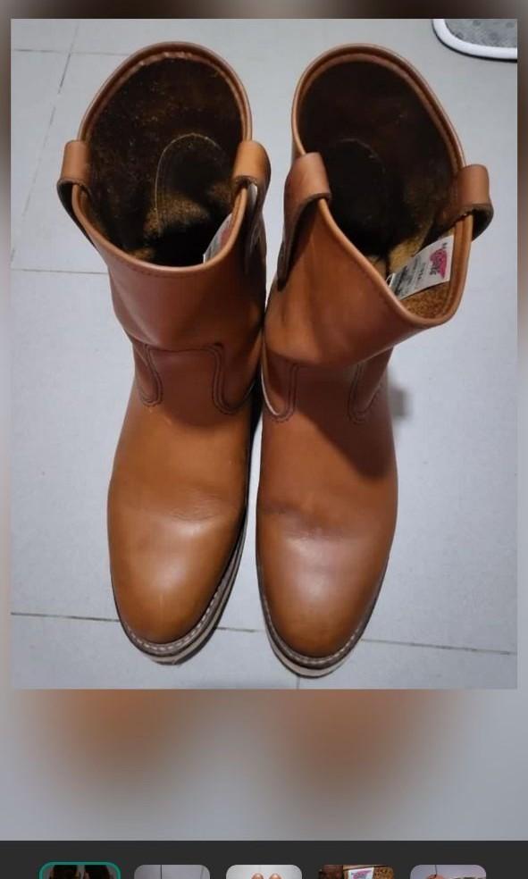Red Wing pecos white sole