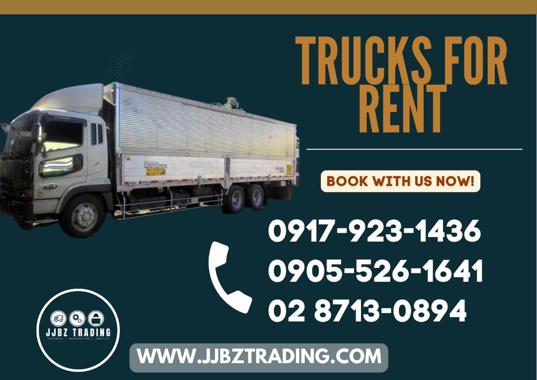 RENTAL OF TRUCKS LIKE 10W WINGVAN l 6WHEELER l 4 WHEELER l CLOSEVAN l ...
