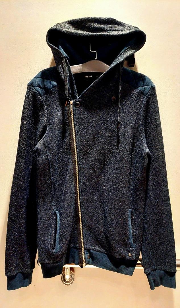 Roberto Cavalli Runway Hoodie/ Jacket (AUTHENTIC) (Category: Luxury Apparel) located in Paranaque City. Submitted by justcody (Listing ID 1186226477, Image 1). Description: LAST PRICE ALREADY. NO HAGGLING PLEASE. Authentic/ Original. Designer Jacket. It has a unique design and fabric. Please look at the photos to see the kind of fabrics used. It may seem shinny when under bright lights, but not in a way that is attention seeking and flashy.... no