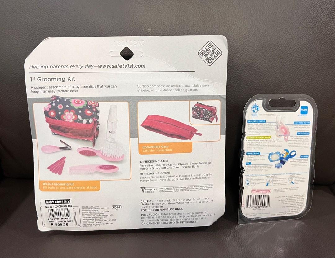 Safety 1st Grooming Kit (Category: Baby Toiletries & Grooming) located in Quezon City. Submitted by Bargain_FindsPH (Listing ID 1186206889, Image 2). Description: Bundle: ✅Safety 1st grooming kit (₱899.75 original price) ❌Pacifier.