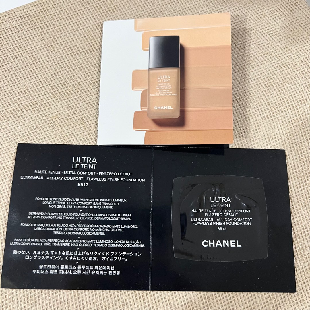 Sample-Chanel ultra le teint foundation br12, Beauty & Personal Care, Face,  Makeup on Carousell