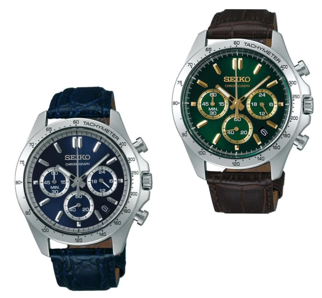 Seiko Spirit JAPAN EDITION Chronograph SBTR017 SBTR019 Quartz Men s Watch Leather band