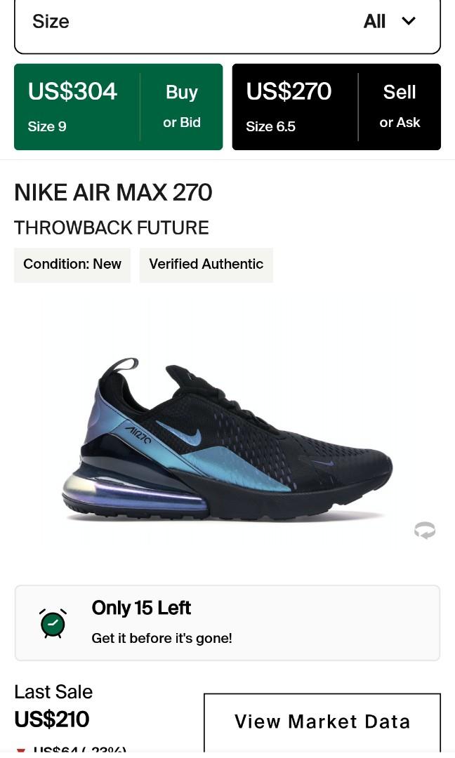 nike 270 throwback future