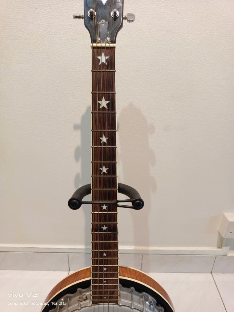 Six String Banjo Guitar Hobbies Toys Music Media Musical