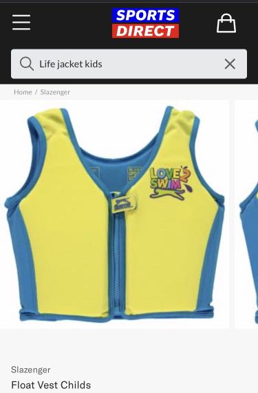Slazenger float vest hot sale
