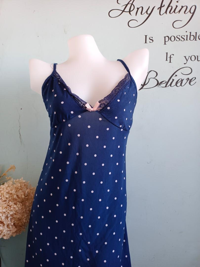 Sleeping gown polka, Women's Fashion, Dresses & Sets, Evening dresses