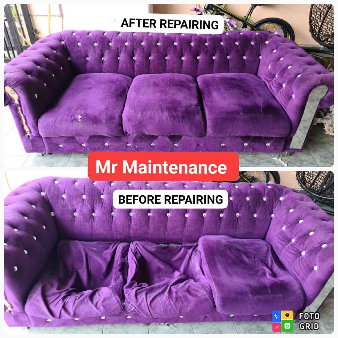 Sofa repairing, Furniture & Home Living, Furniture, Sofas on Carousell