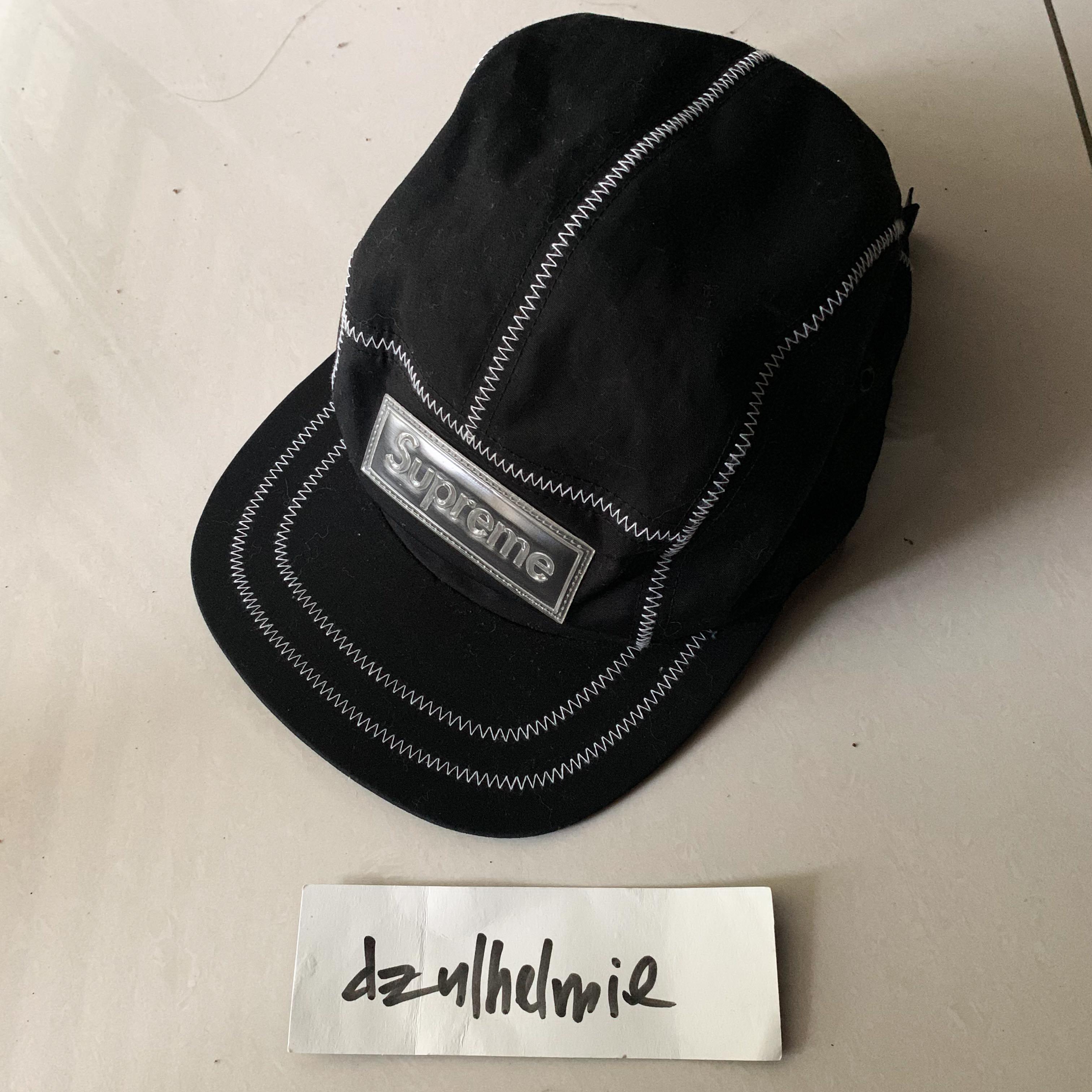 Supreme Contrast Panel Camp Cap Supreme Contrast Panel Camp Cap 黒