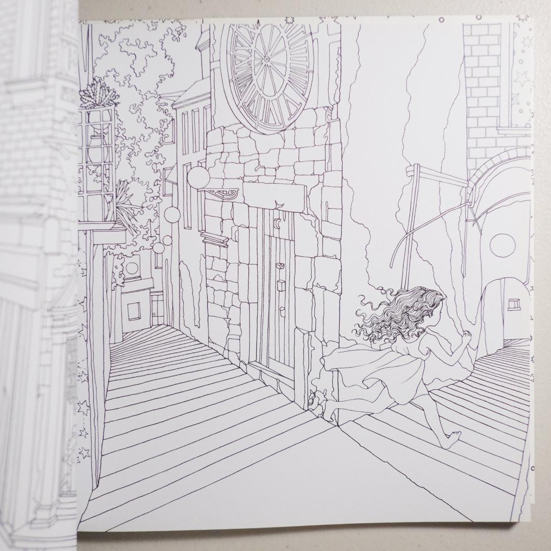 The Time Garden Coloring Book, Hobbies & Toys, Books & Magazines